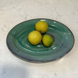 Handmade oval platter